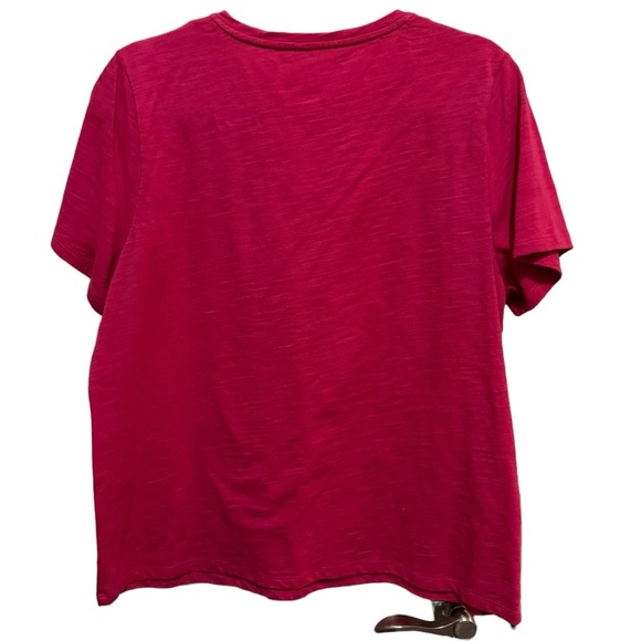 Talbots - Size XLP - Fuchsia T-shirt - has some minor wear - Picture 4 of 4